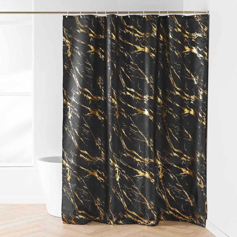 Rideau de douche noir