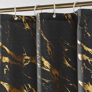 Rideau de douche noir