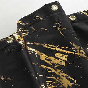 Rideau de douche noir