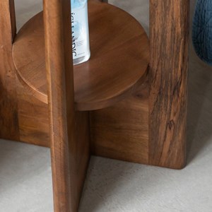 Table de chevet en manguier