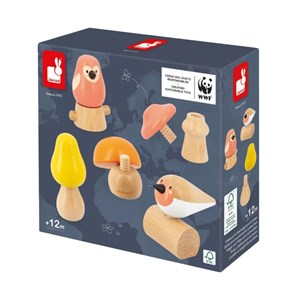 Jeu à visser : oiseaux et champignons