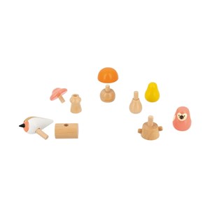 Jeu à visser : oiseaux et champignons