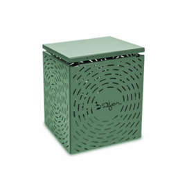 Composteur design petit taille en métal - vert pin - 100l