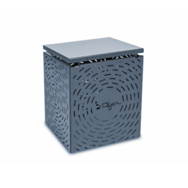 Composteur design petit taille en métal - bleu gris - 100l