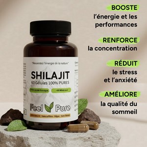 Gélules de shilajit (60 gélules)