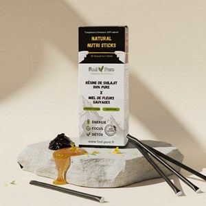 Natural nutri sticks : shilajit & miel (30 sticks)