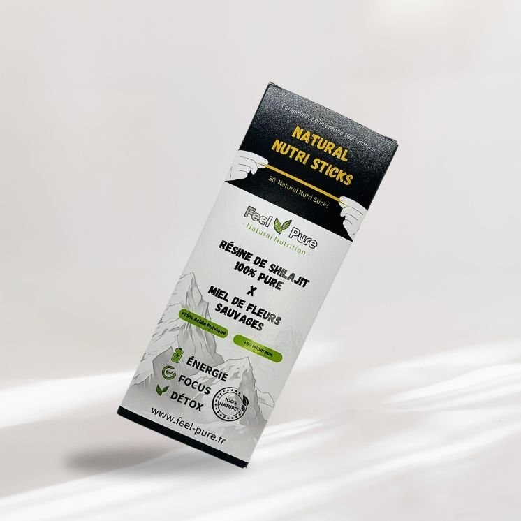 Natural nutri sticks : shilajit & miel (30 sticks)