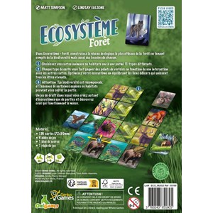 Écosystème – forêt - le jeu de cartes