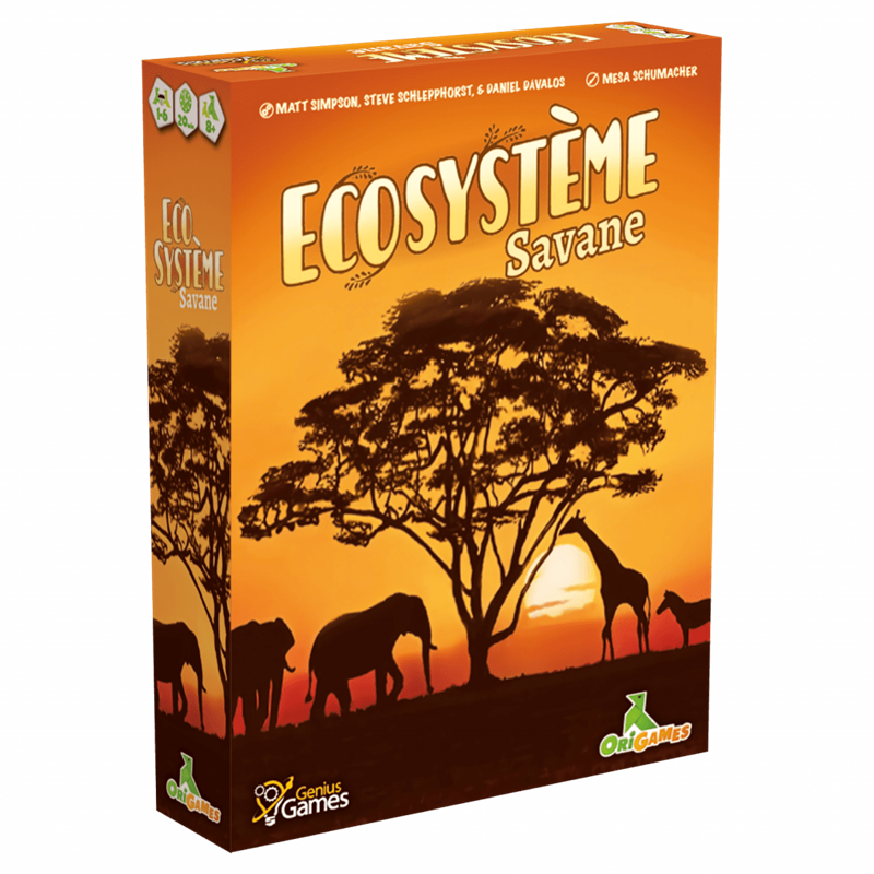 Écosystème – savane - le jeu de cartes
