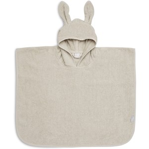 Poncho de bain lapin nougat (1-4 ans)