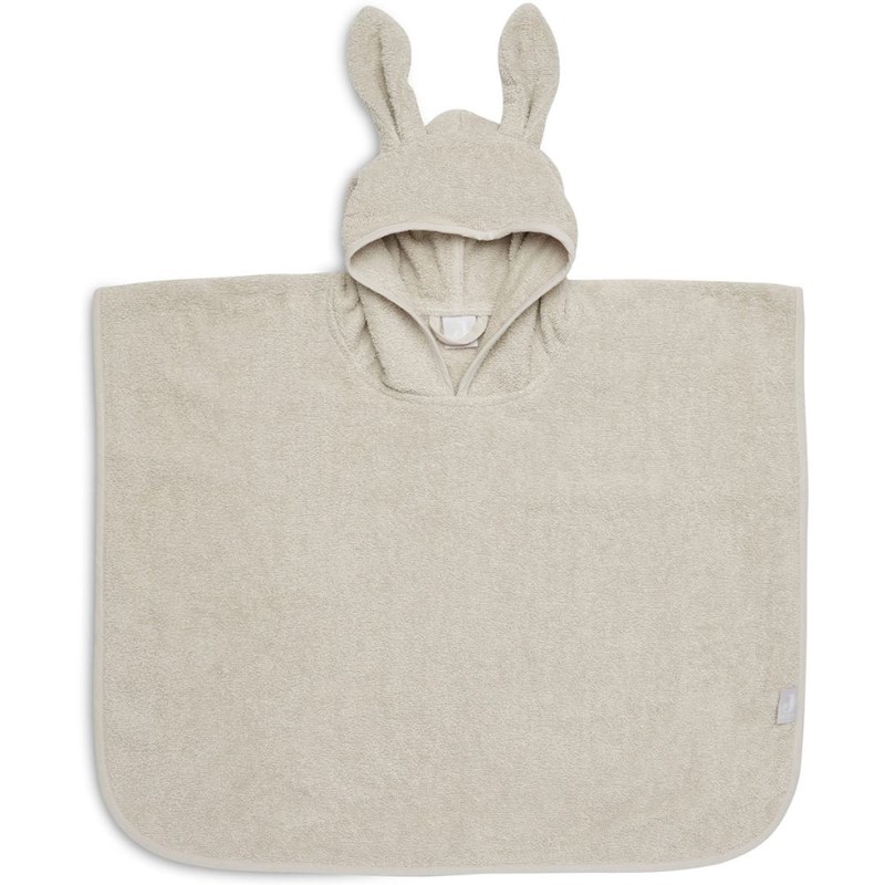 Poncho de bain lapin nougat (1-4 ans)