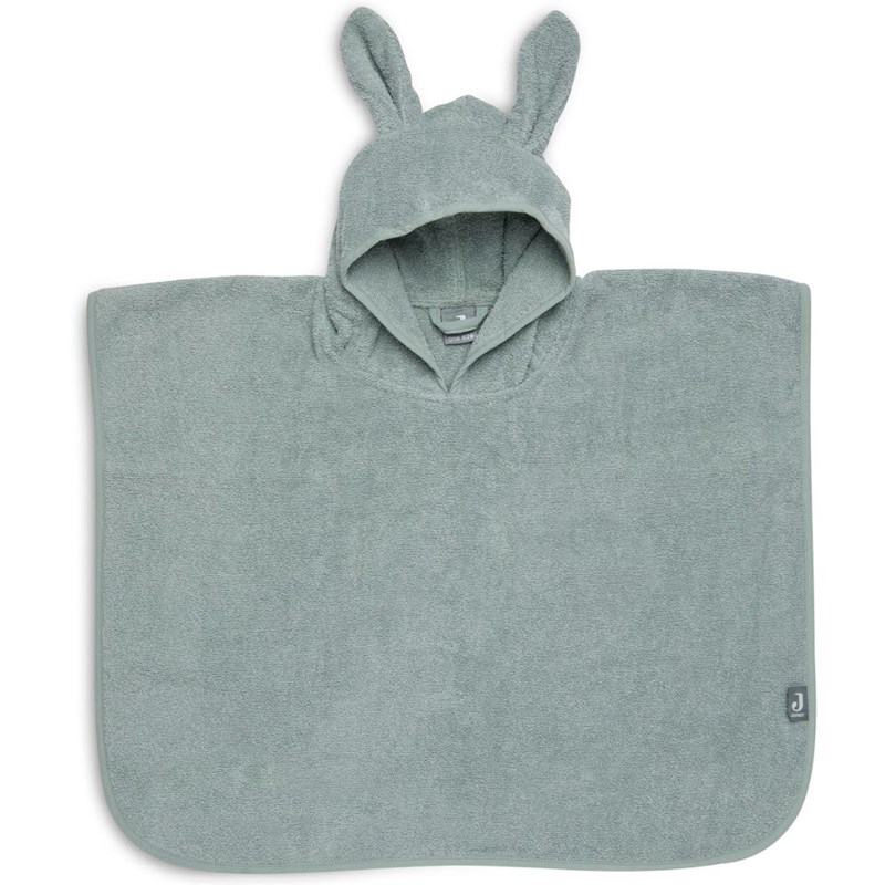 Poncho de bain lapin ash green (1-4 ans)