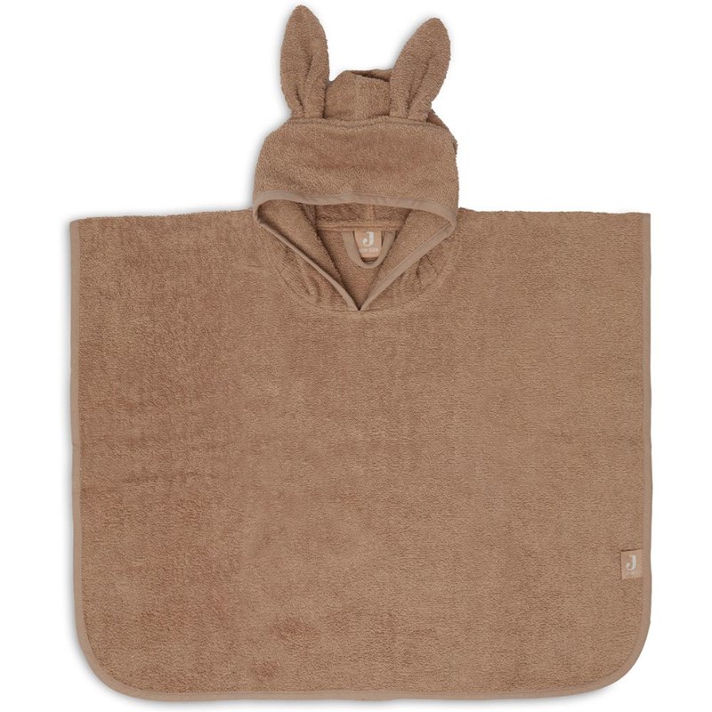 Poncho de bain lapin biscuit (1-4 ans)