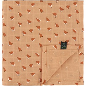 Maxi lange en mousseline fierce fox (110 x 110 cm)