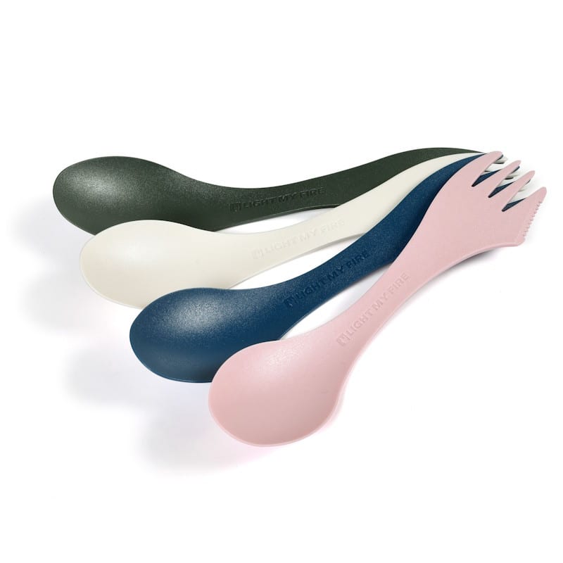 Lot de 4 couverts light my fire swedish spork original 4-pack bio