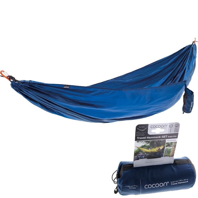Coccon - Hamac simple cocoon travel hammock set bleu nuit