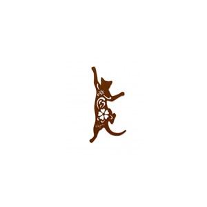 Chat cabriole à suspendre - mars sablé