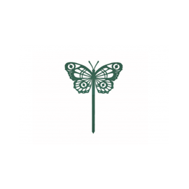 Papillon cocoon à planter - vert pin - 100% acier inoxydable