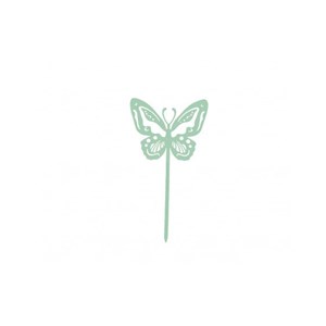 Papillon beautiful à planter - vert tendre - 100% acier inoxydable
