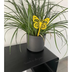 Papillon amor à planter - noir - 100% acier inoxydable