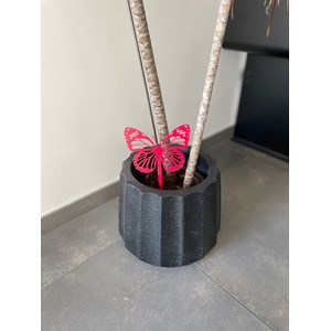 Papillon amor à planter - taupe - 100% acier inoxydable