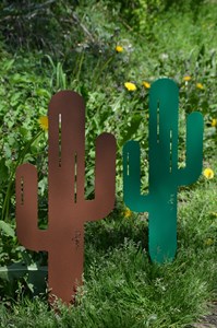 Cactus mr pique à planter - mars sablé - 100% acier galvanisé