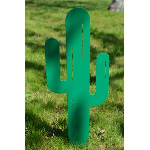 Cactus mr pique à planter - vert printemps - 100% acier galvanisé