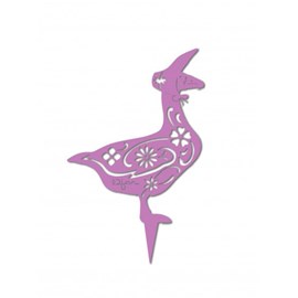 Oie miss anatide à planter - vieux rose - 100% inox