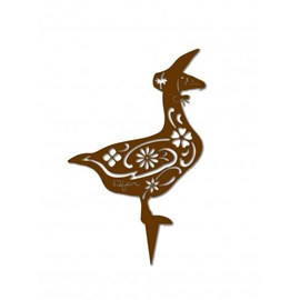 Oie miss anatide à planter - mars sablé - 100% inox