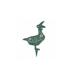 Oie miss anatide à planter - vert pin - 100% inox