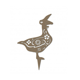 Oie miss anatide à planter - taupe - 100% inox