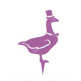 Oie mister jars à planter - vieux rose - 100% inox