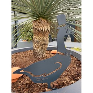 Oie mister jars à planter - gris platine - 100% inox