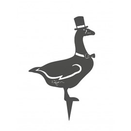 Oie mister jars à planter - gris anthracite - 100% inox