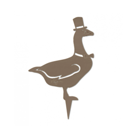 Oie mister jars à planter - taupe - 100% inox