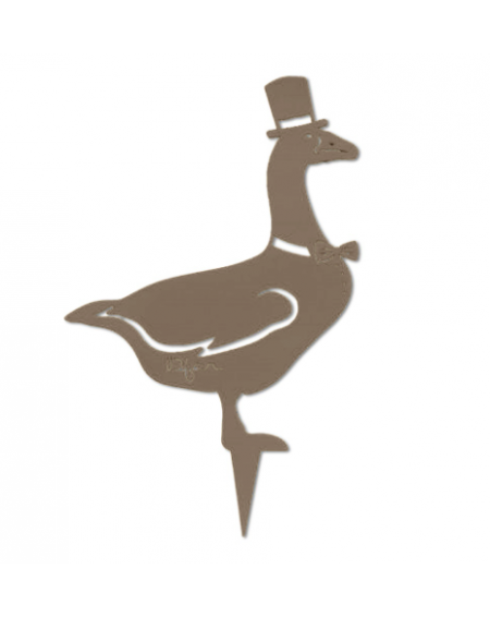 Oie mister jars à planter - taupe