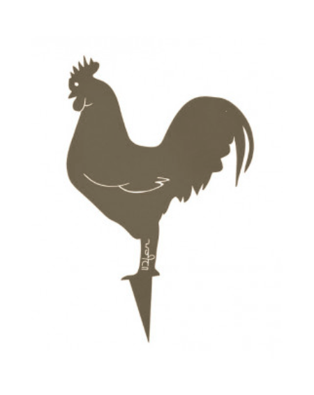 Coq mister panache à planter - taupe