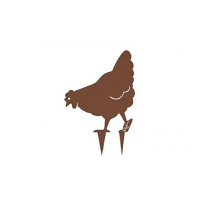 Poule miss chabo à planter - mars sablé - 100% inox