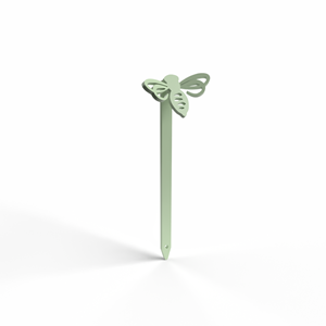 Abeille - piquets déco à planter - vert tendre - 100% inox
