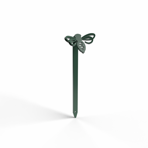 Abeille - piquets déco à planter - vert pin - 100% inox