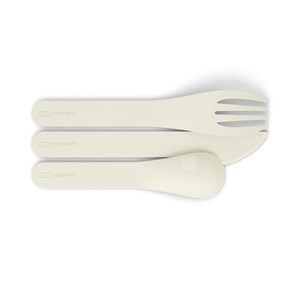 Set repas lunch box carrée rose gris