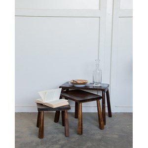 Tables gigogne en bois massif n°84