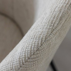 Chaise tissu sable