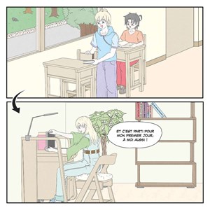 Manga La nouvelle classe de lya