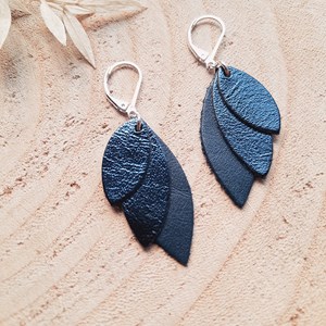 Boucles mini céleste bleu pétrole