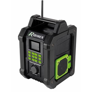 Radio sur batterie r-bat20 20v batterie 2 amp et câble de charge usb