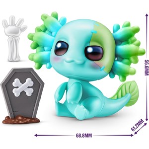 5 surprise - 1 figurine axolotls