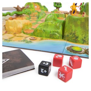 Jeu de plateau - jumanji l ile du danger