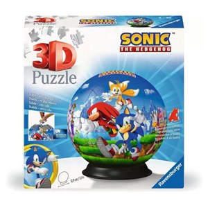 Puzzle 3d globe sonic - 72 pcs