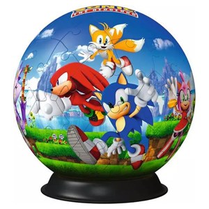 Puzzle 3d globe sonic - 72 pcs